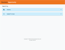 Tablet Screenshot of businessopportunity.com